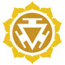 Geltona čakros emblema